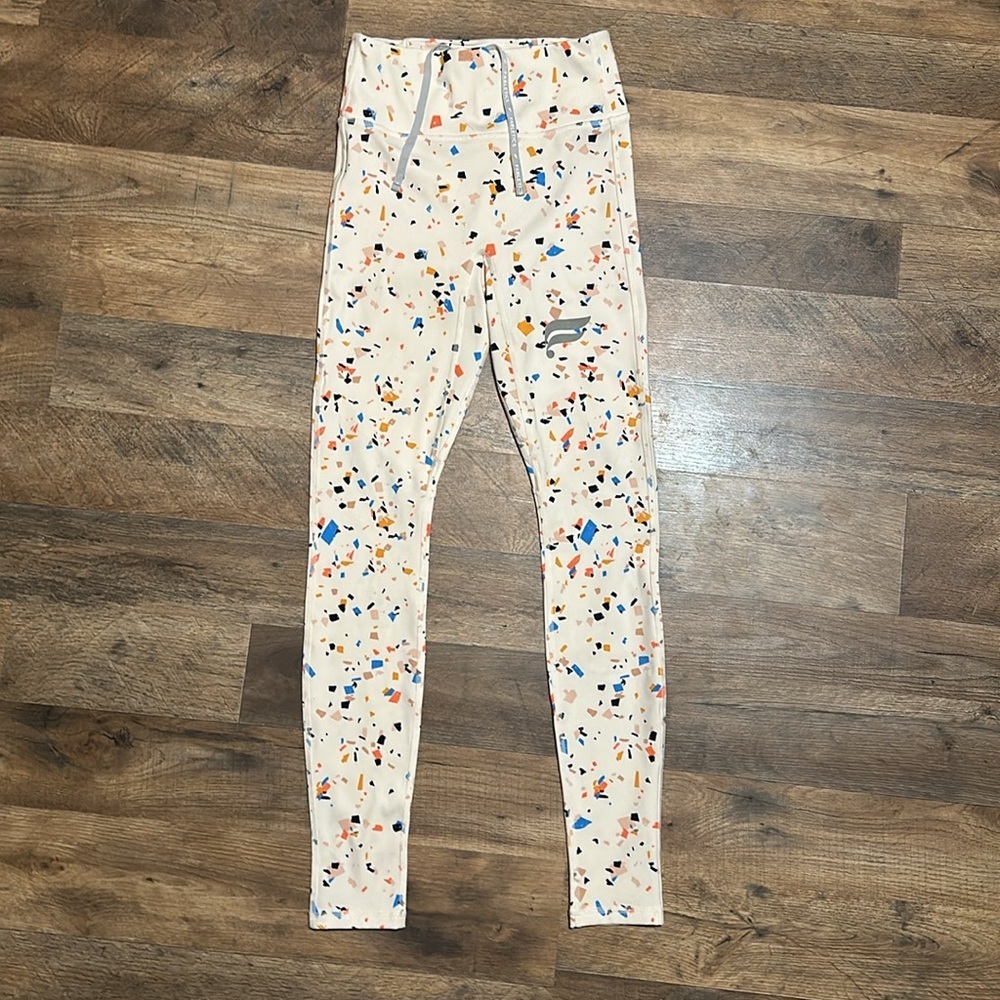 Fabletics Women's Run Anywhere High Waisted Legging Terrazzo/Reflect